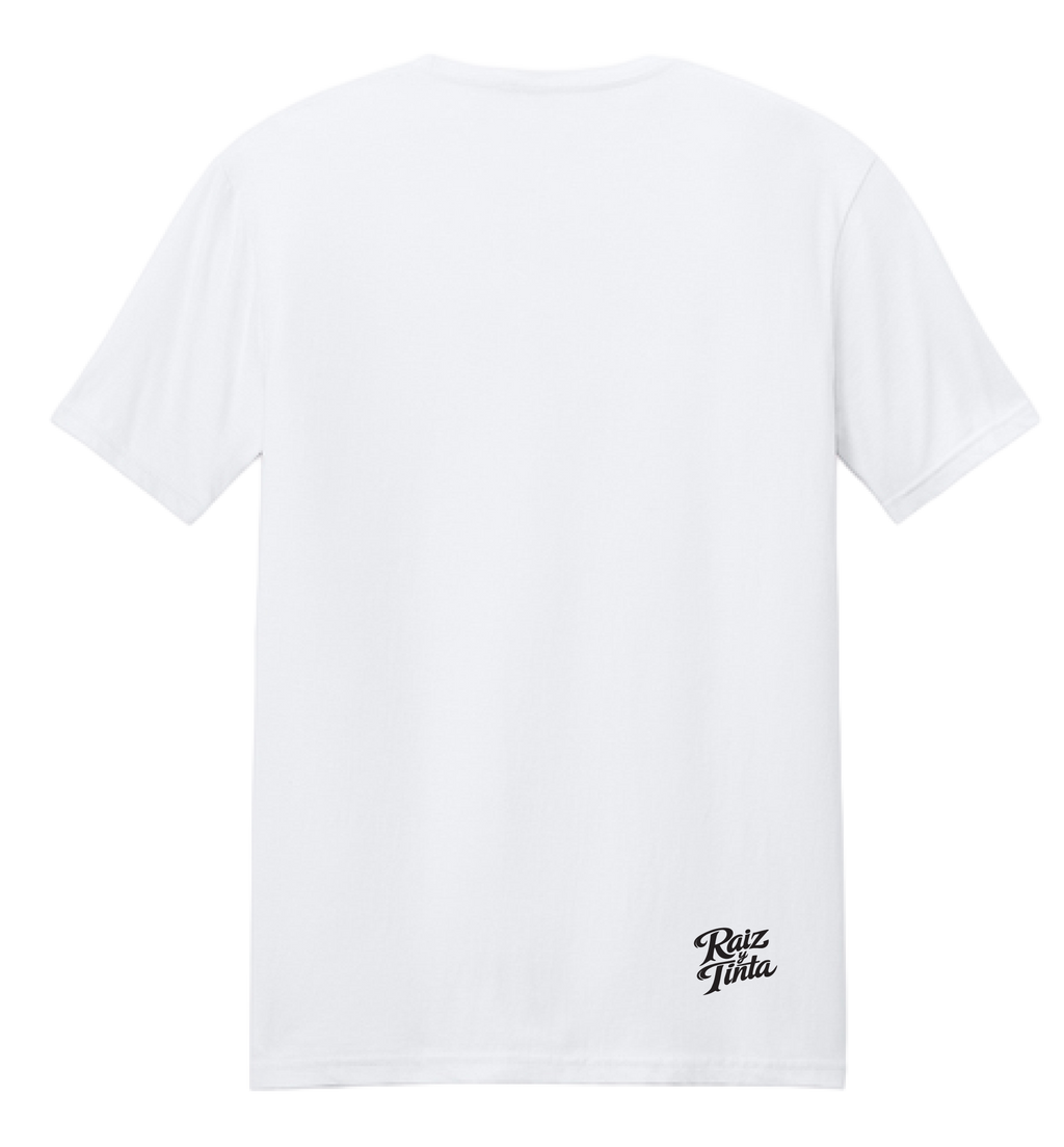 Raiz y Tinta Color White Soft Style T-Shirt