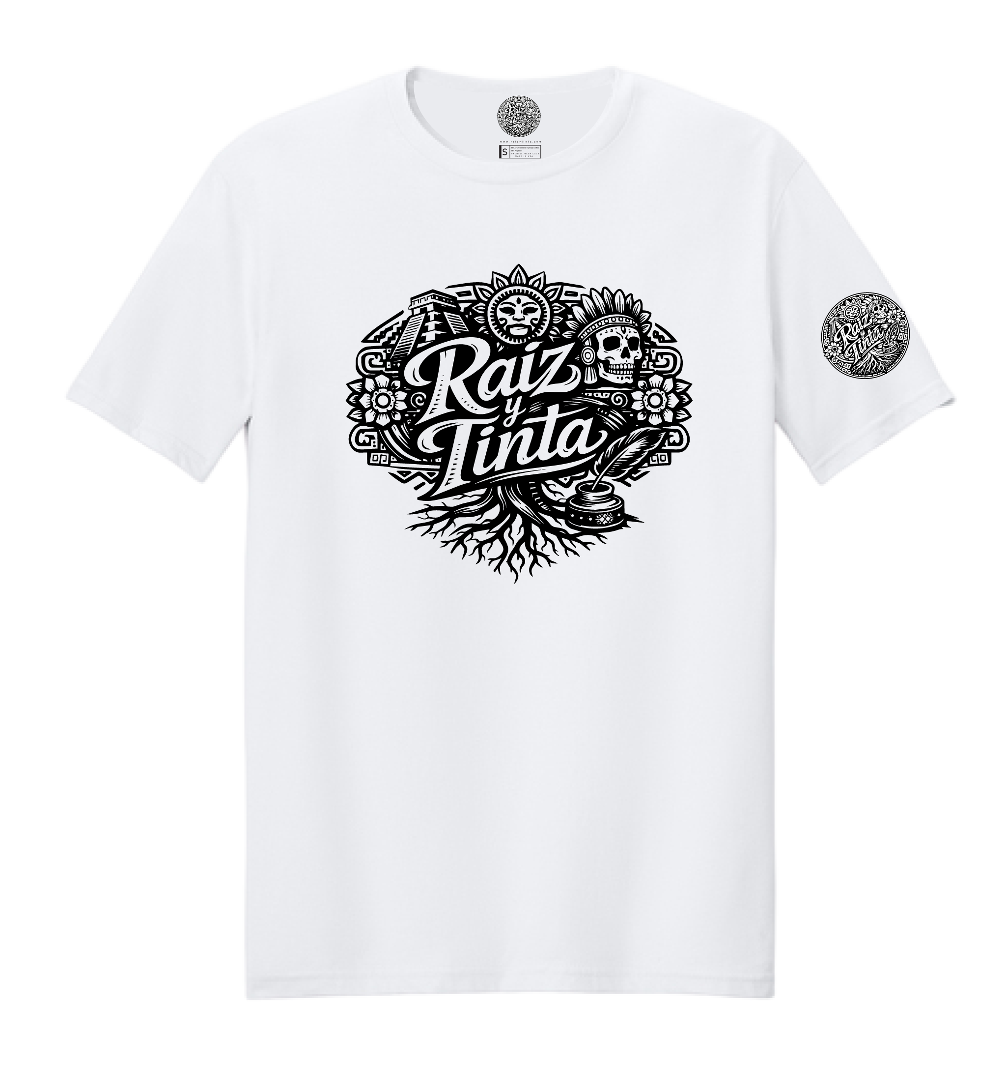 Raiz y Tinta White Soft Style T-Shirt ONE COLOR