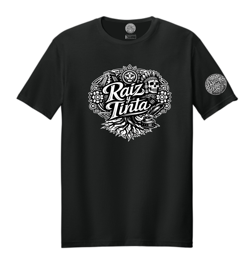Raiz y Tinta Black Soft Style T-Shirt ONE COLOR