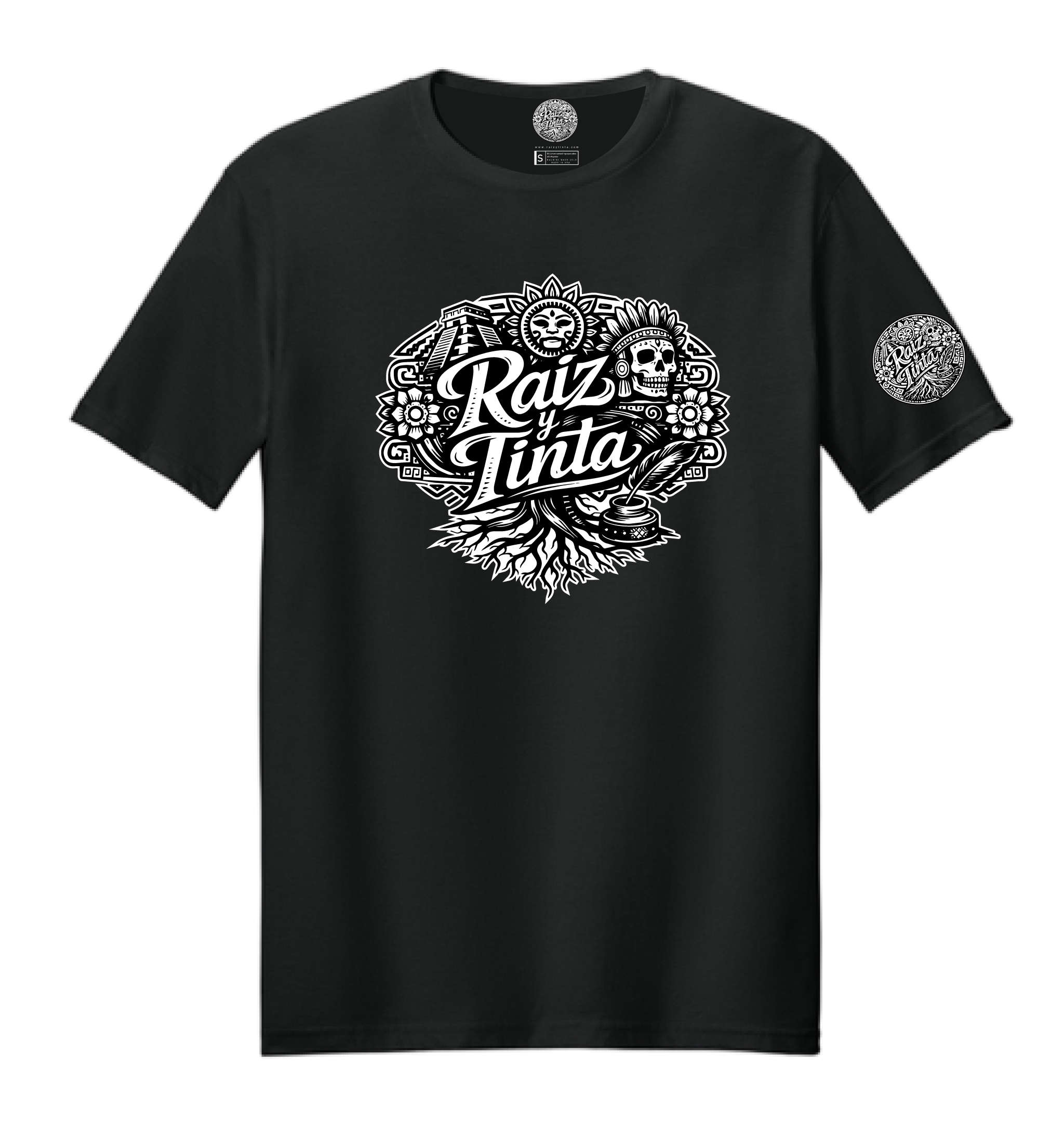 Raiz y Tinta Black Soft Style T-Shirt ONE COLOR
