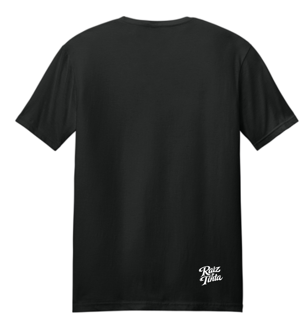 Raiz y Tinta Color Black Soft Style T-Shirt