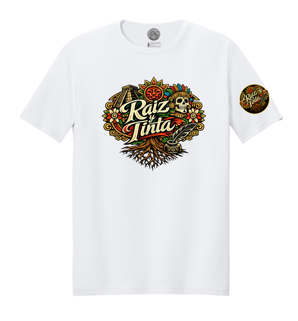 Raiz y Tinta Color White Soft Style T-Shirt