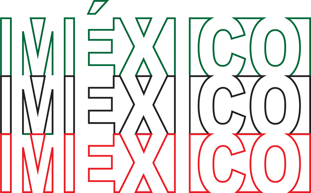MEXICO Tricolor Soft Style T-Shirt