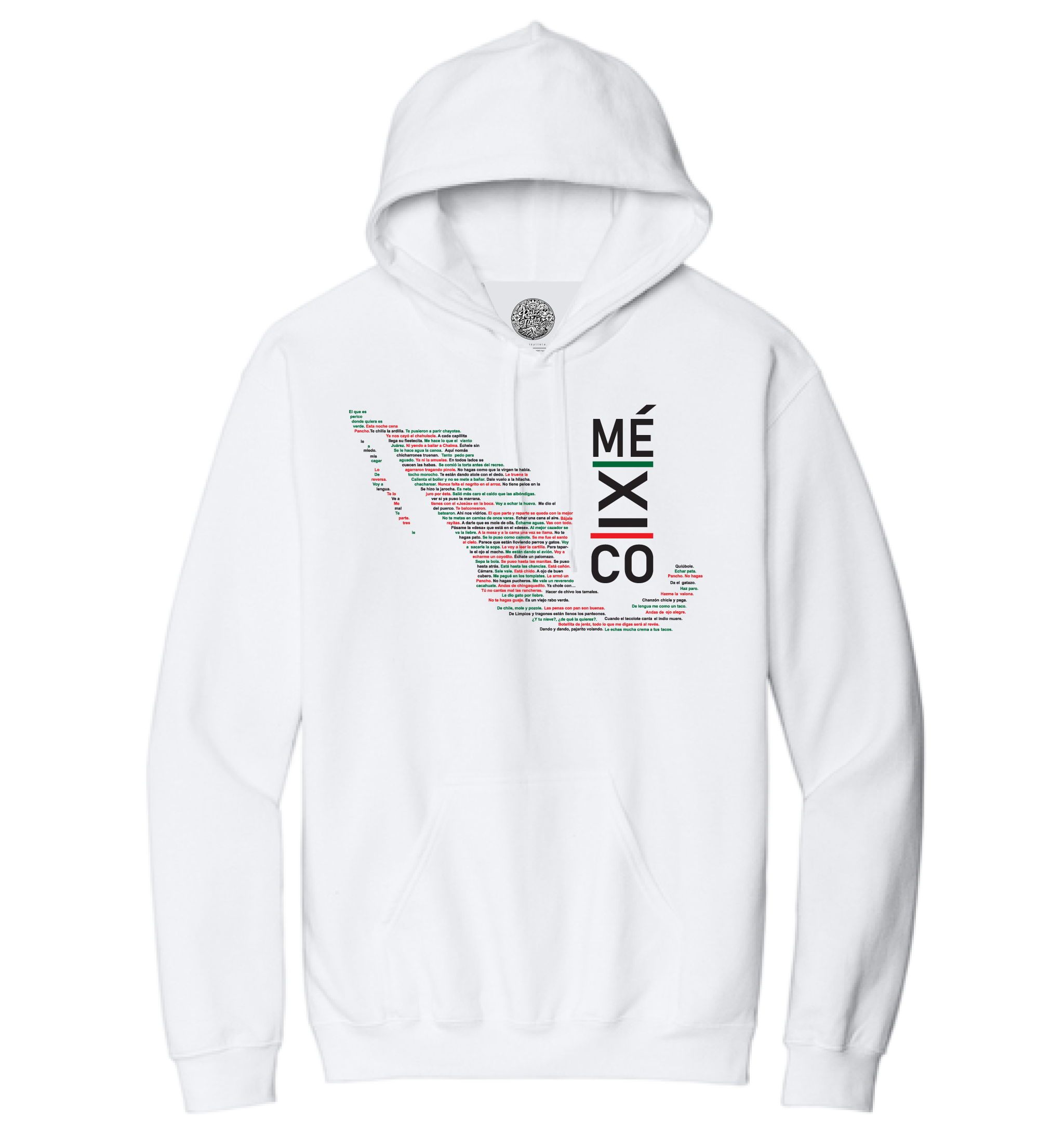 Mexico Frases Soft Style Hoodie